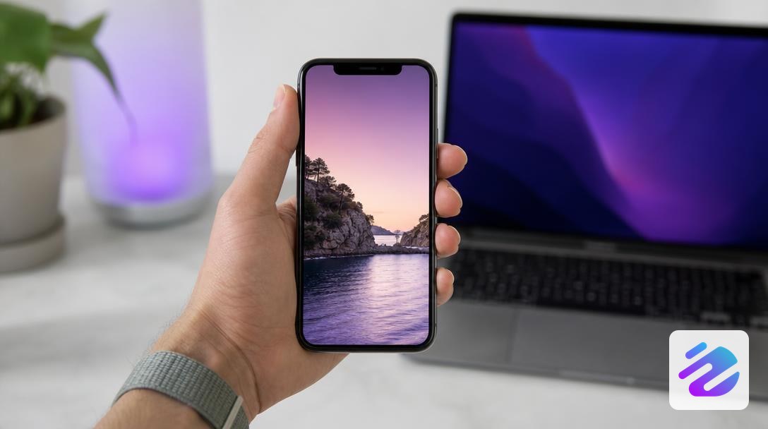 Vidéo TikTok verticale prête à être programmée sur un smartphone tenu à la main